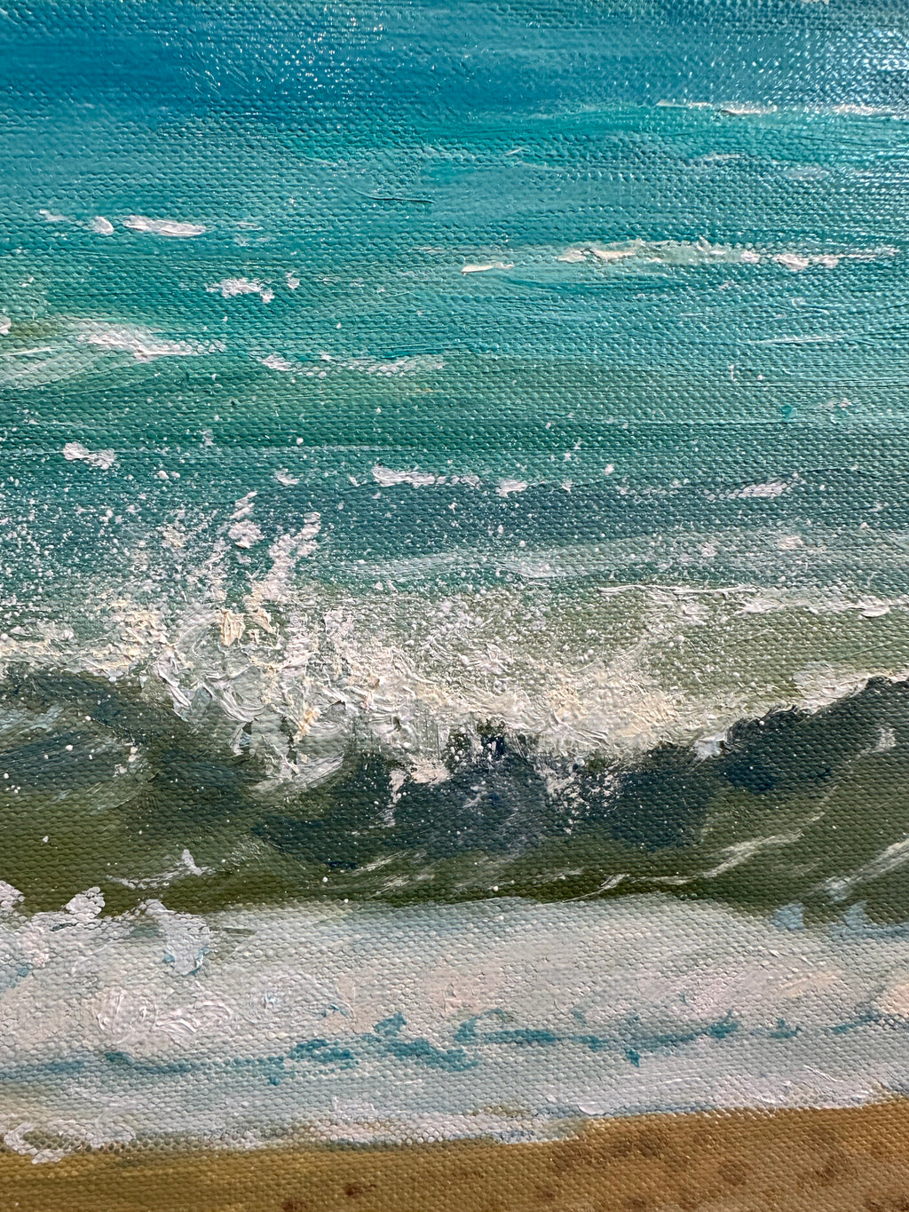 Almería Coast – Original Oil Painting, Mediterranean Seascape