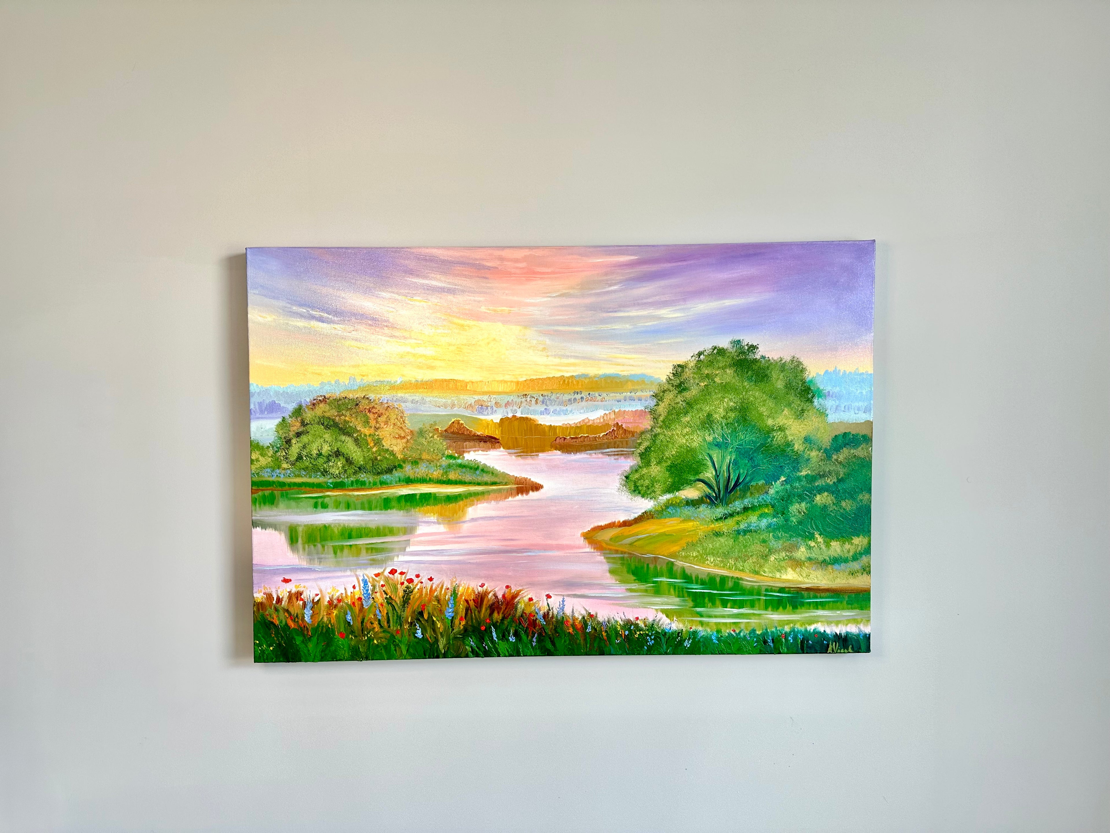 River of Dreams – Original Oil Painting, River Landscape