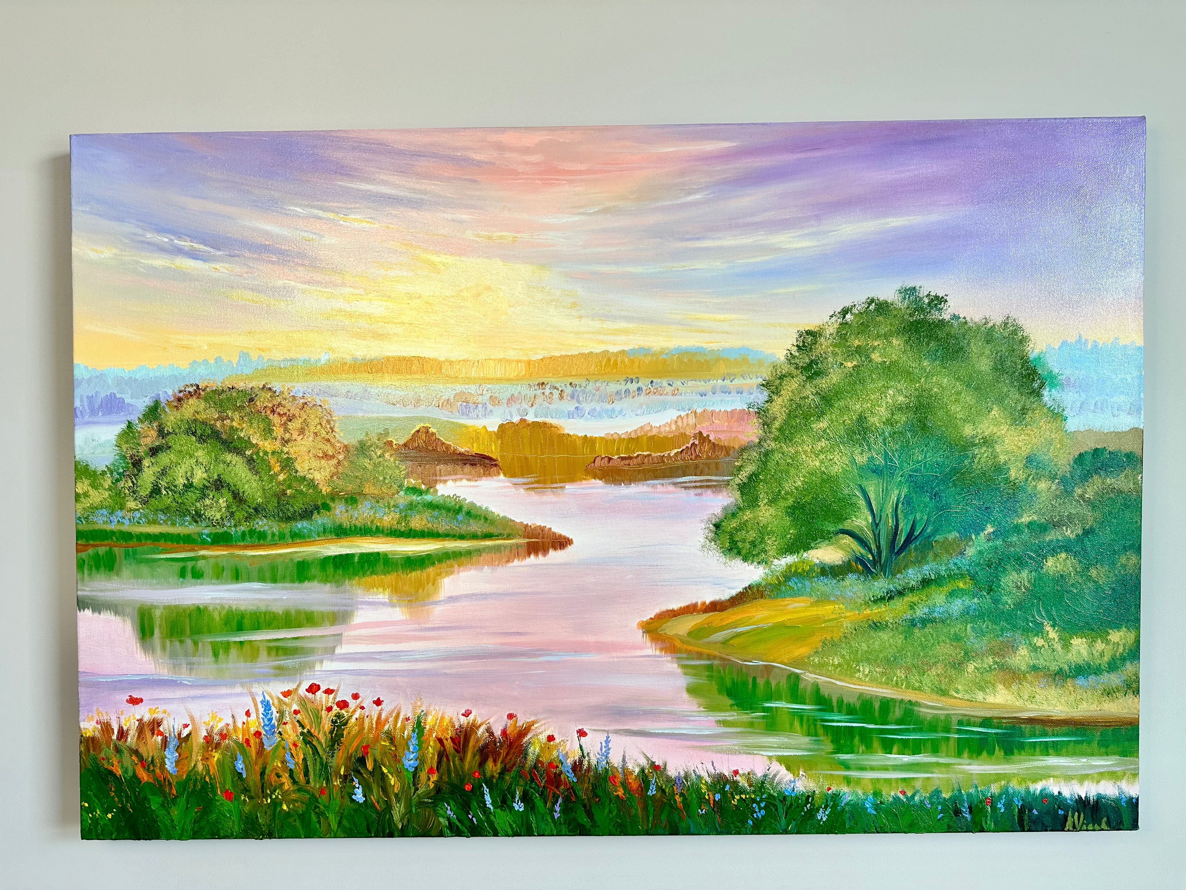 River of Dreams – Original Oil Painting, River Landscape