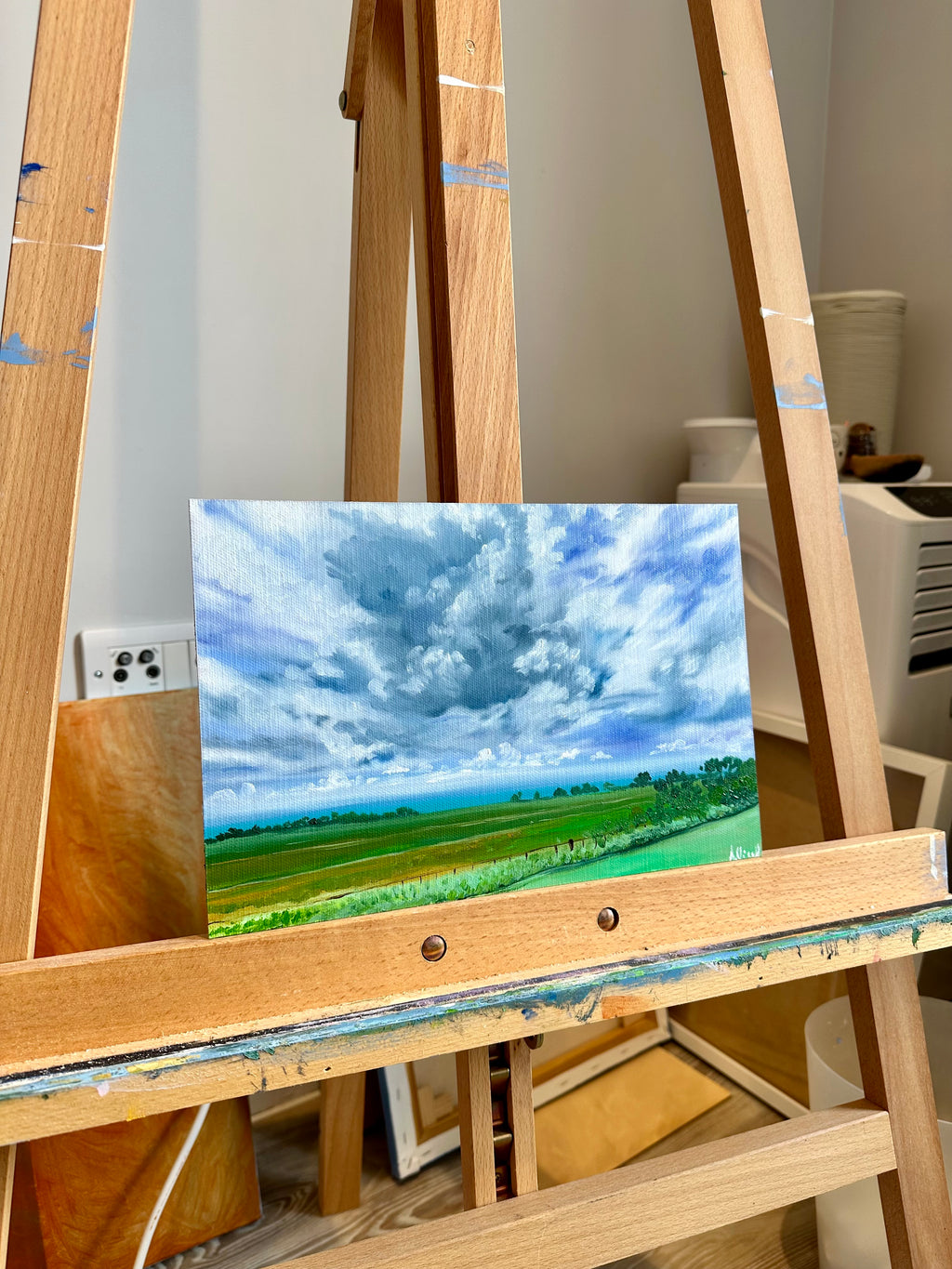 Summer Clouds – Original Oil Painting, Landscape