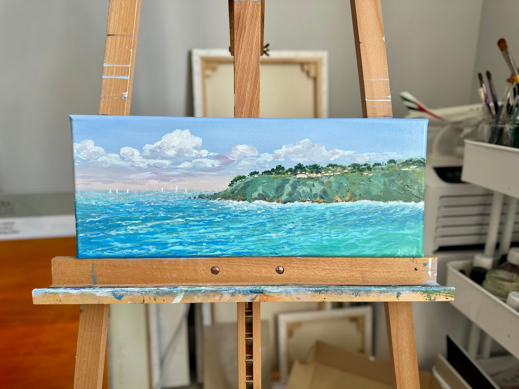 Santa Susana – Original Oil Painting, Mediterranean Landscape