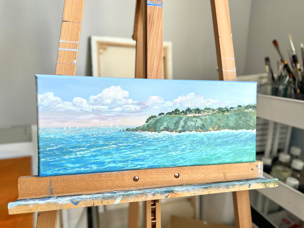 Santa Susana – Original Oil Painting, Mediterranean Landscape