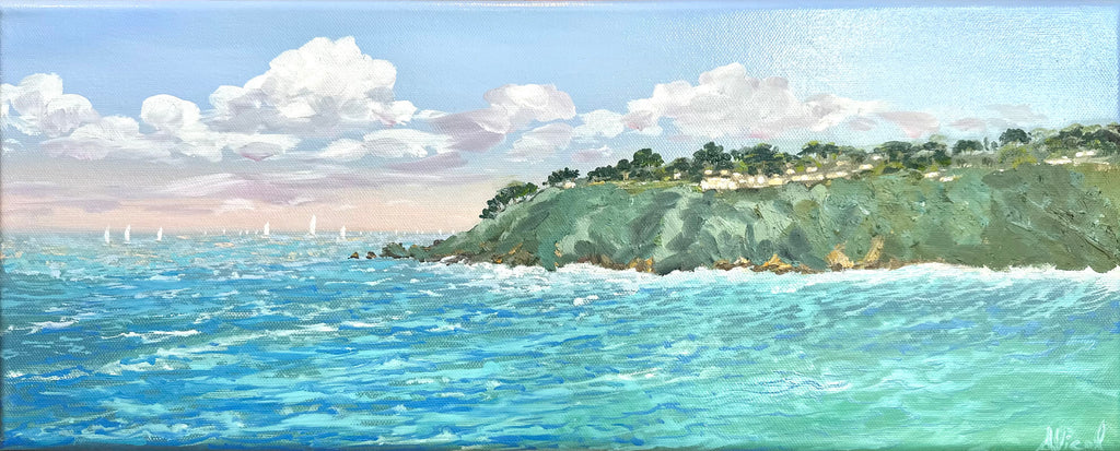 Santa Susana – Original Oil Painting, Mediterranean Landscape