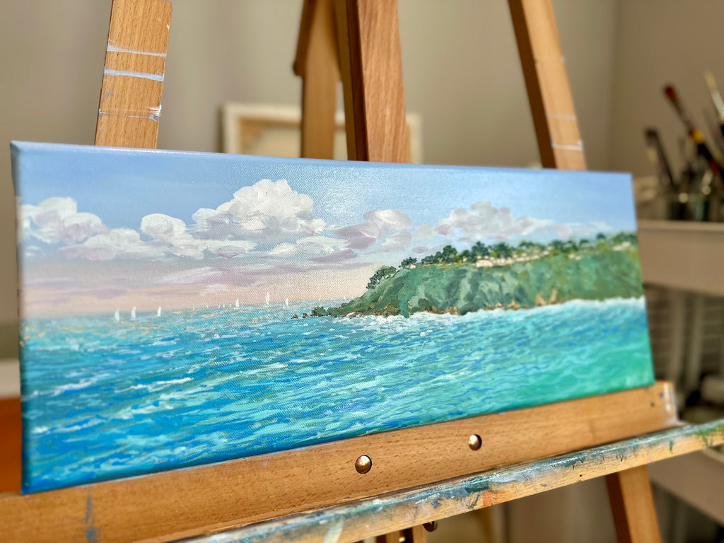 Santa Susana – Original Oil Painting, Mediterranean Landscape