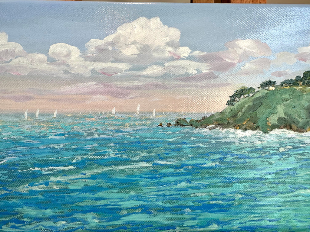 Santa Susana – Original Oil Painting, Mediterranean Landscape