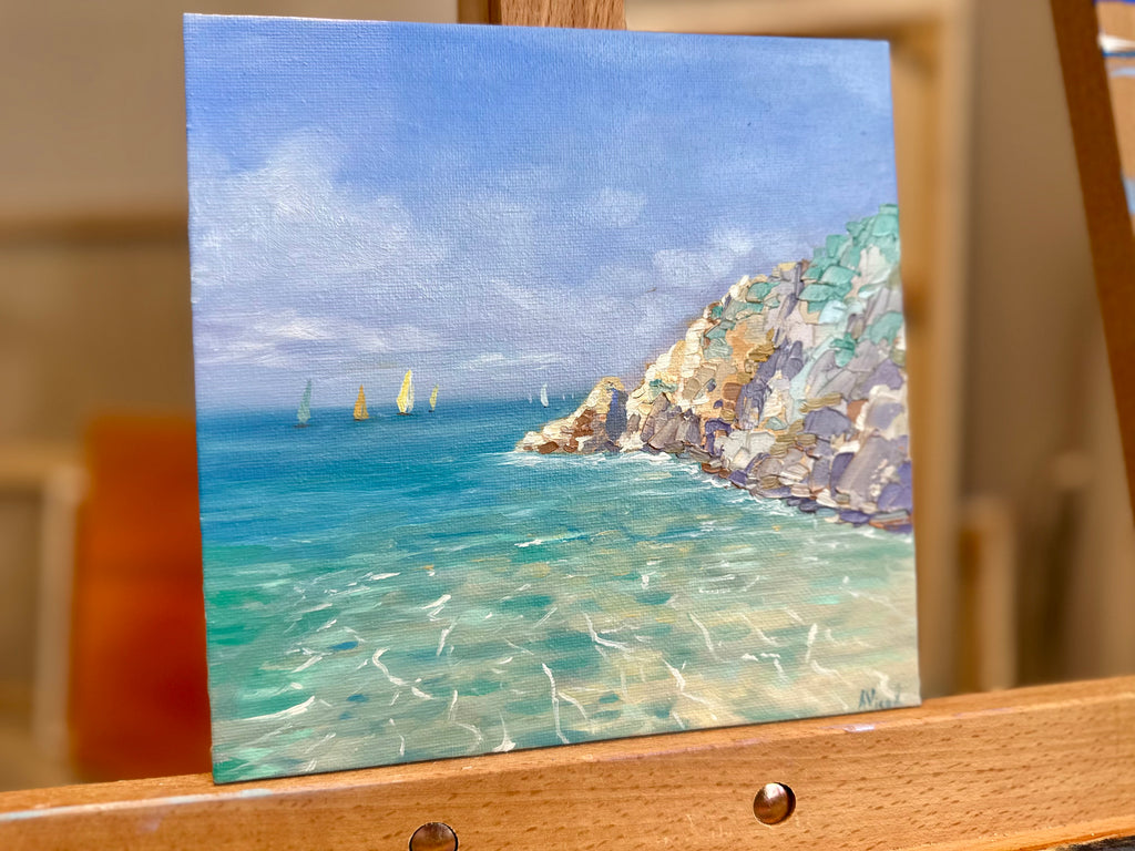 Summer Day – Original Oil Painting, Seascape