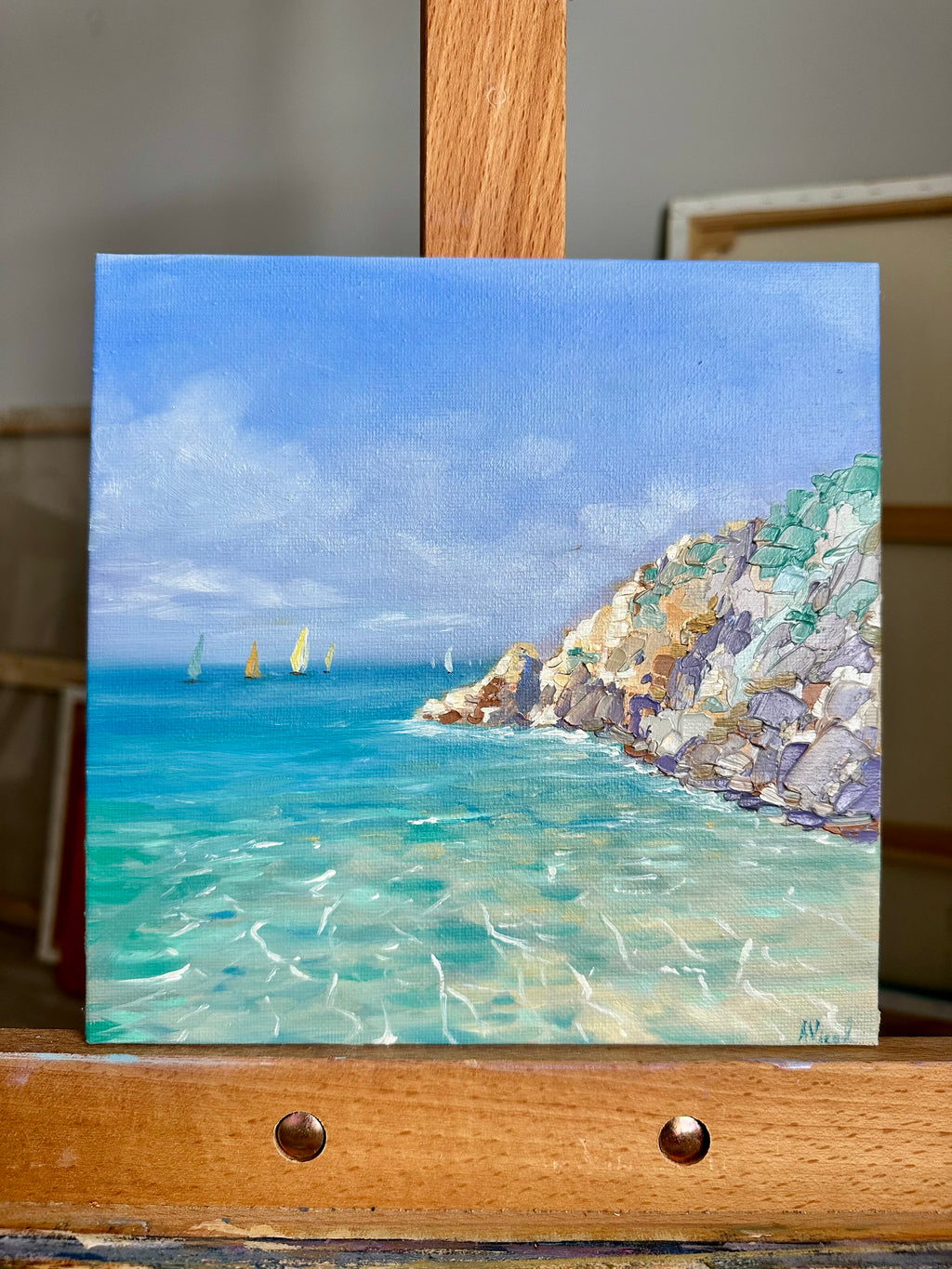 Summer Day – Original Oil Painting, Seascape