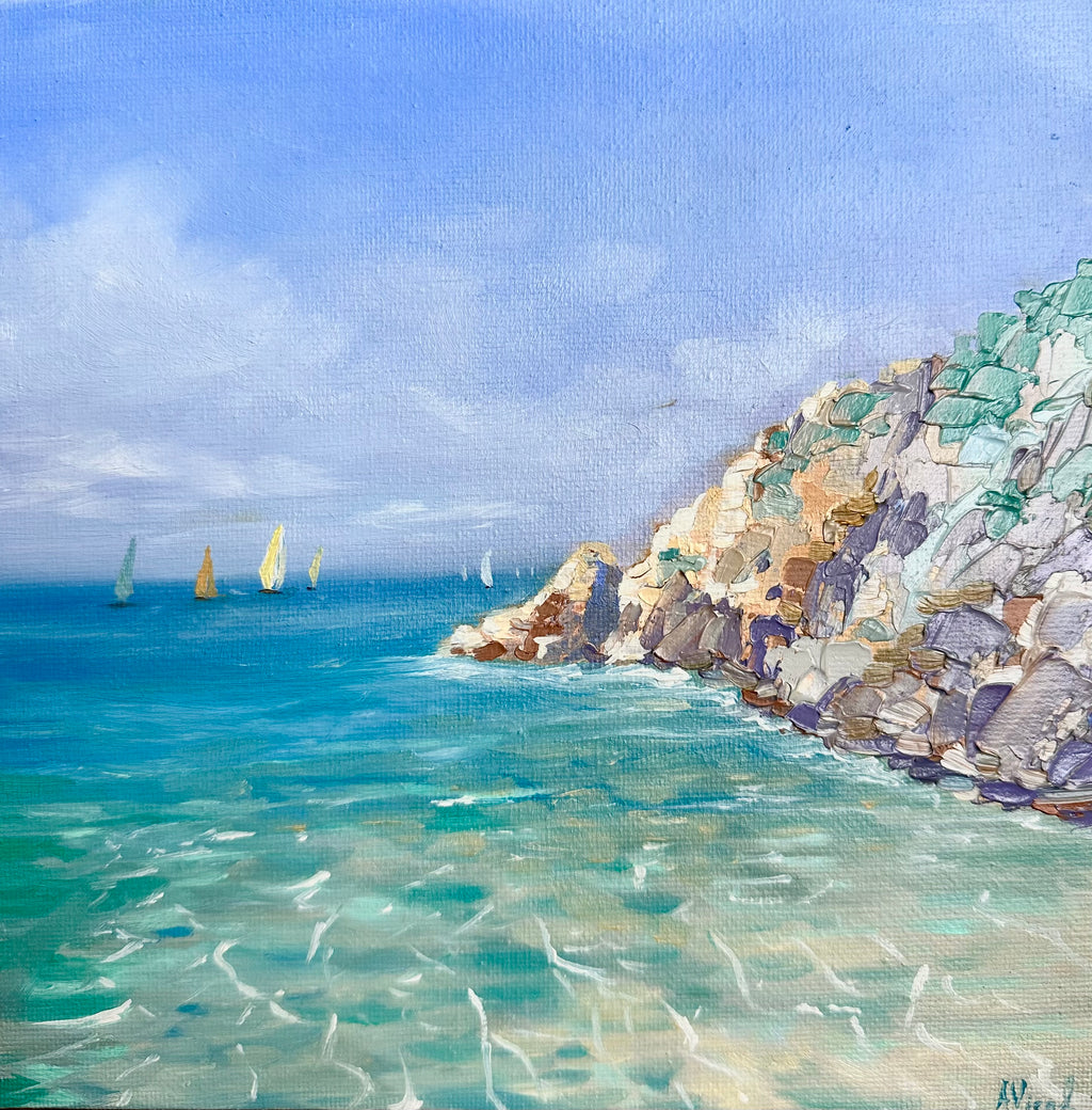 Summer Day – Original Oil Painting, Seascape