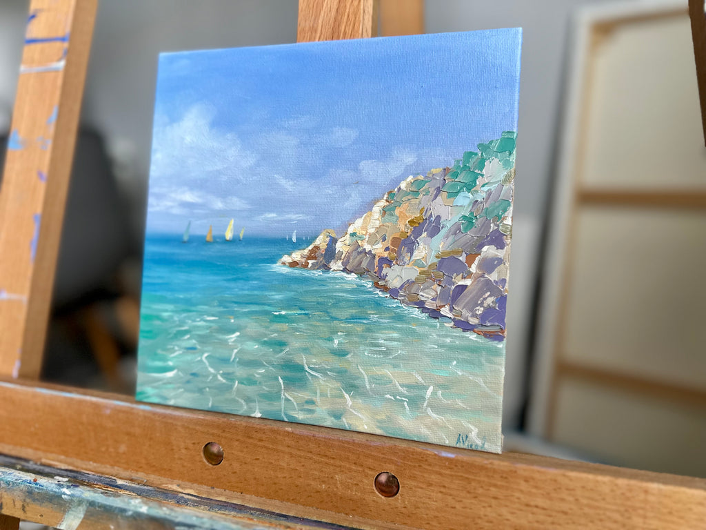Summer Day – Original Oil Painting, Seascape