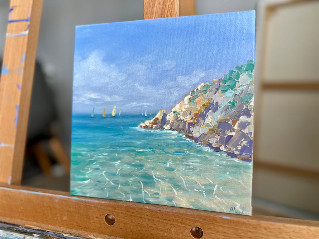 Summer Day – Original Oil Painting, Seascape