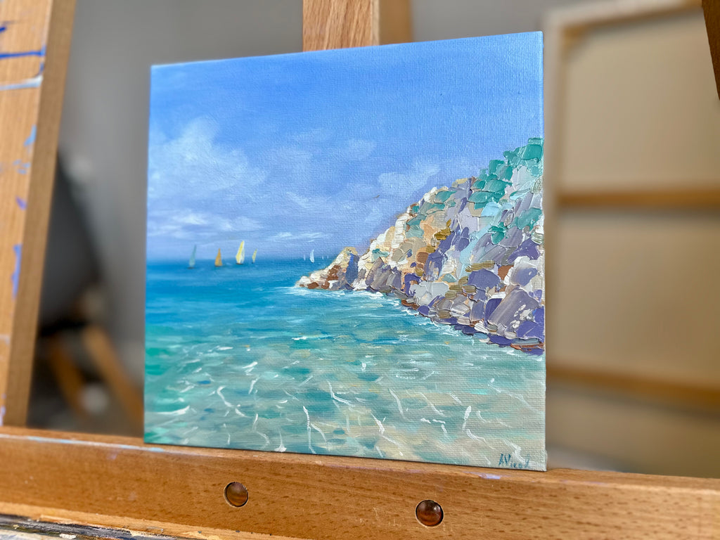 Summer Day – Original Oil Painting, Seascape