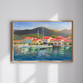 Tuscany Yachts – Original Oil Painting, Mediterranean Seascape