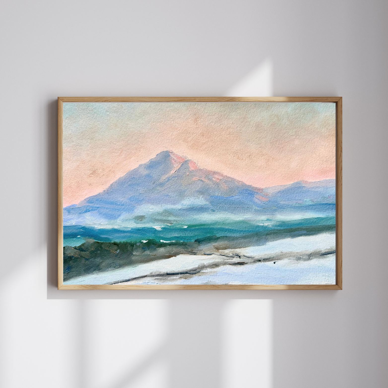 Tatry Mountains – Original Oil Painting, Mountain Landscape