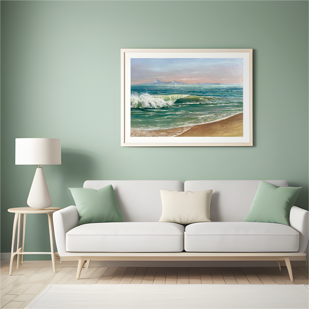 Summer in Kos – Original Oil Painting, Mediterranean Seascape