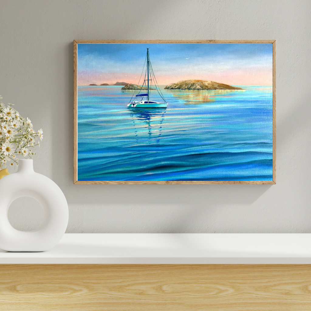Sailing Free – Original Oil Painting, Seascape
