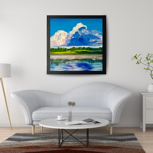 Cloudy Sky – Original Oil Painting, Landscape